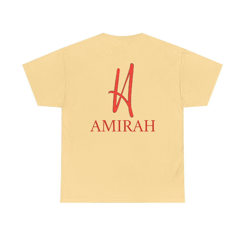 Amirah Logo Unisex Tee, Luxury Brand Tshirt, High Quality Cotton Shirt, Designer