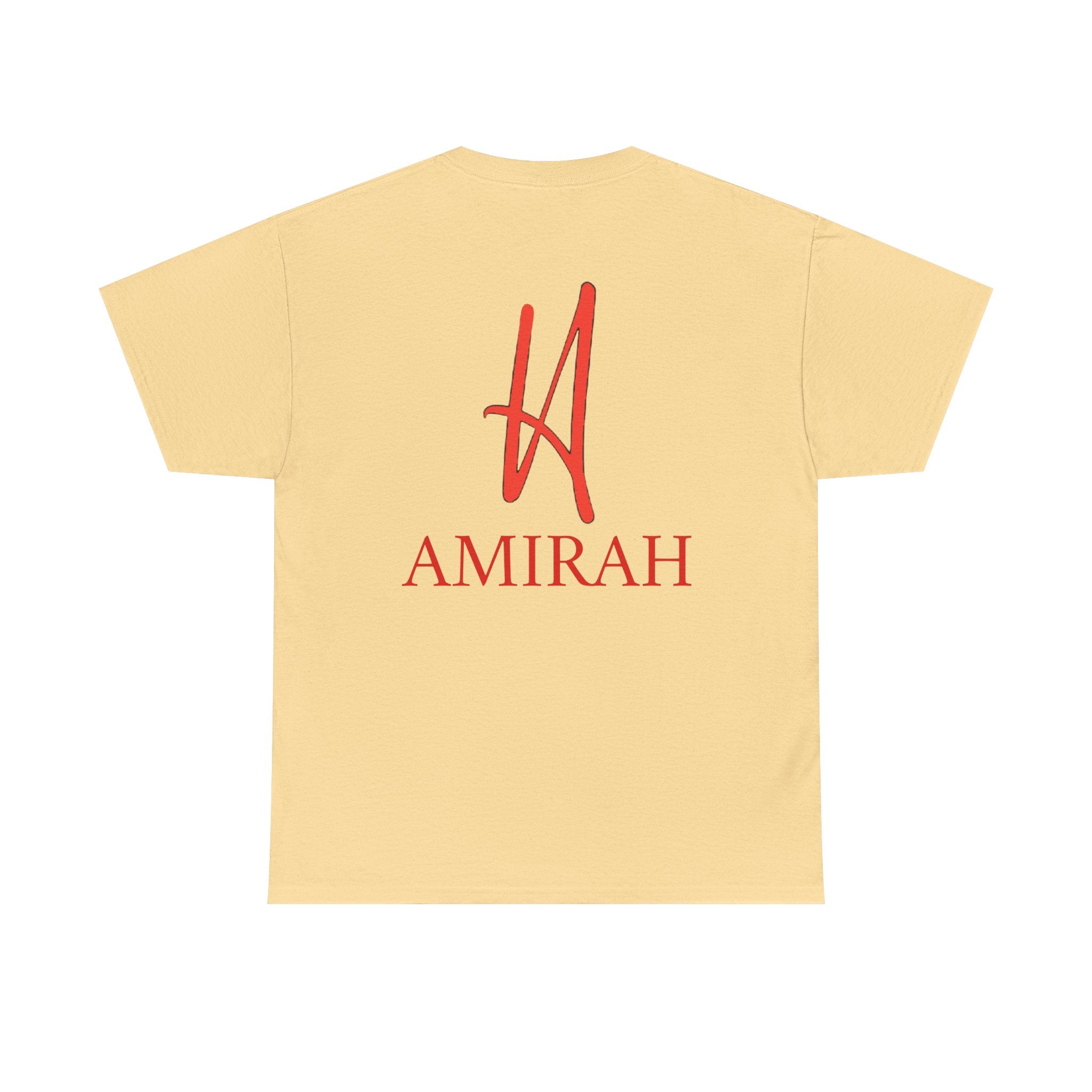 Amirah Logo Unisex Tee, Luxury Brand Tshirt, High Quality Cotton Shirt, Designer