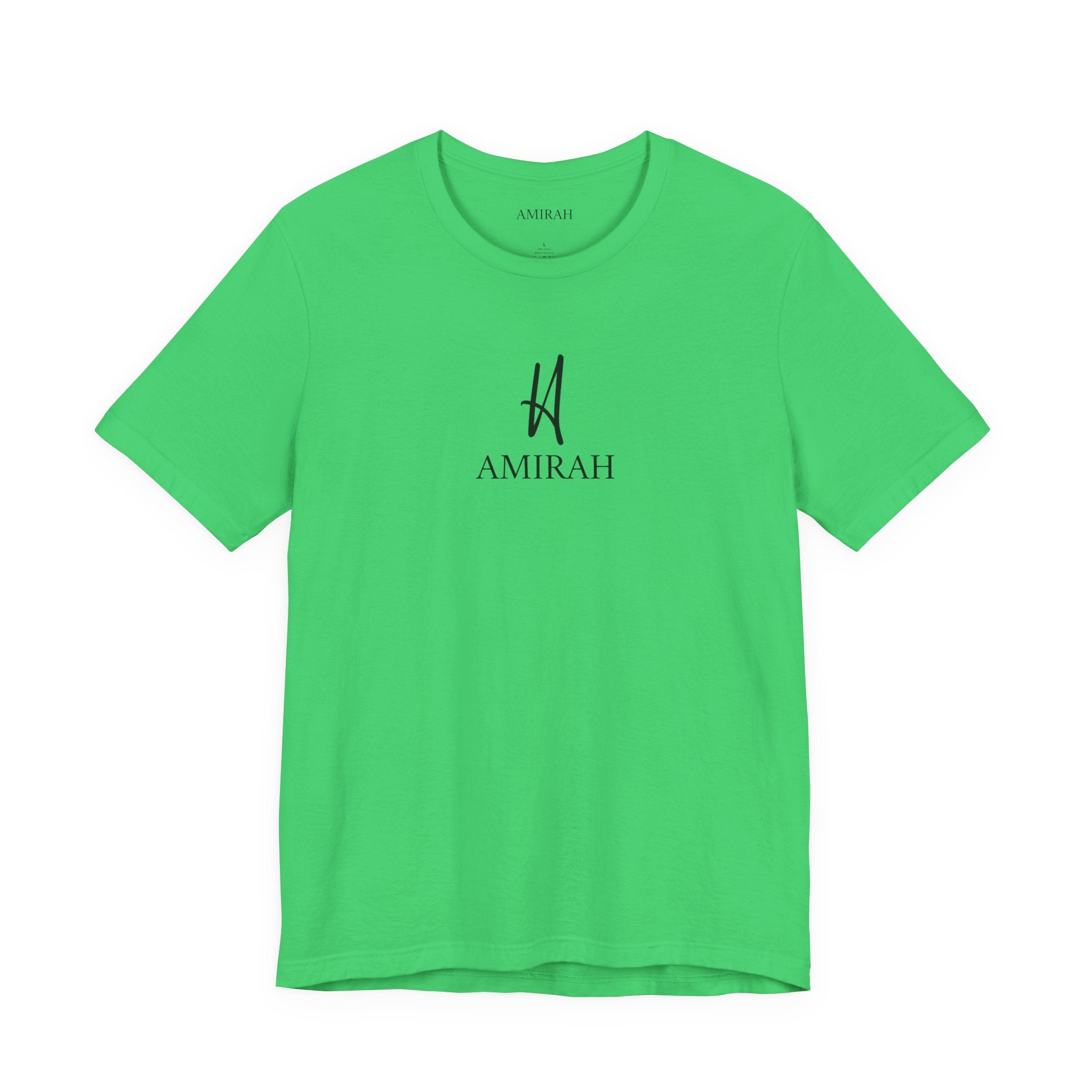 AMIRAH Brand Logo Tee, Luxurious High-Quality Unisex T-Shirt, Signature Logo