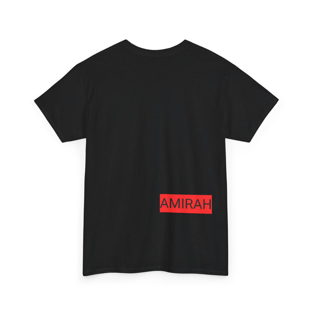 Amirah Logo Tee, Luxury Unisex Cotton Shirt, Premium Quality T-Shirt.