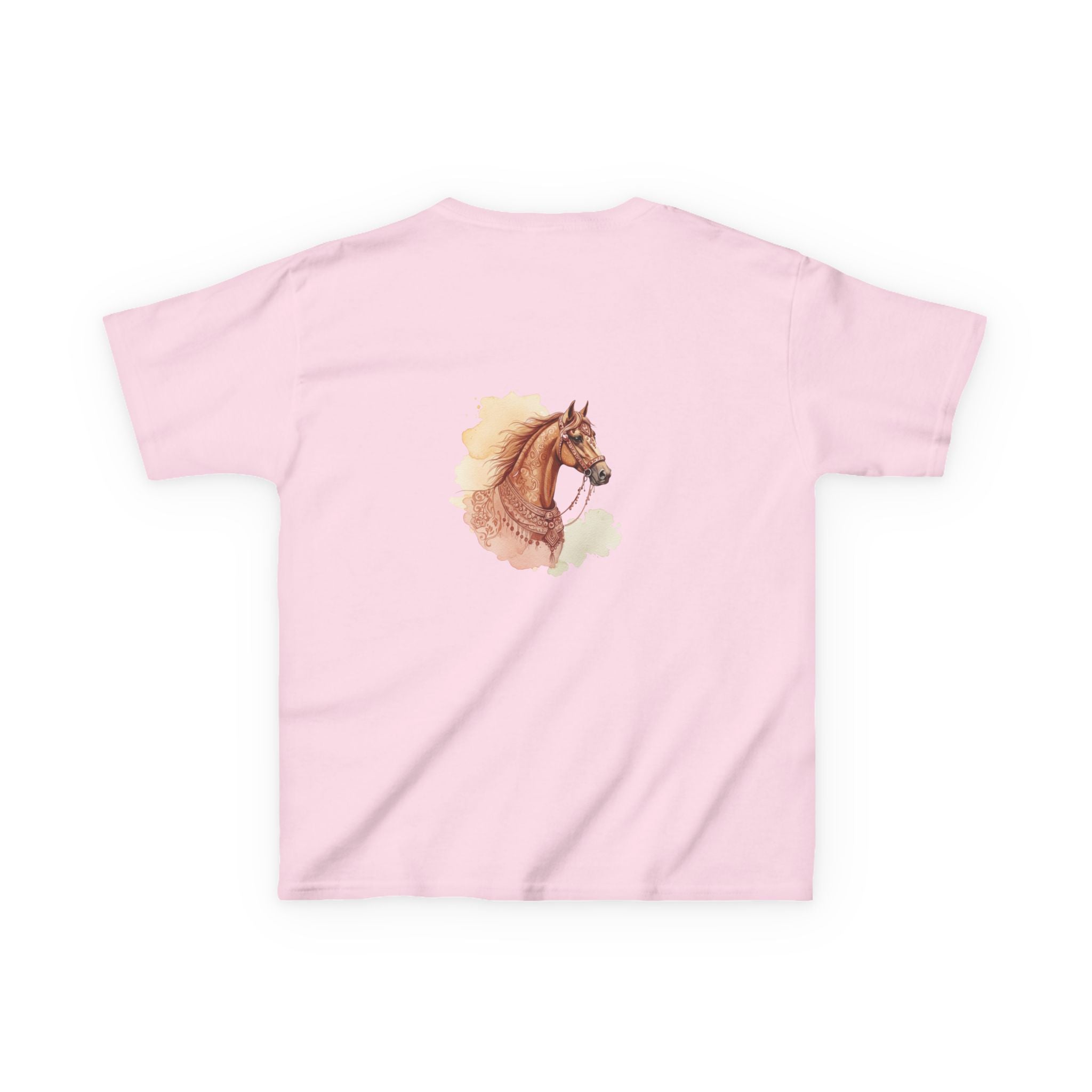 Kids Tee, Amirah Brand Horse Print High-Quality Cotton Shirt, Equestrian Gift,