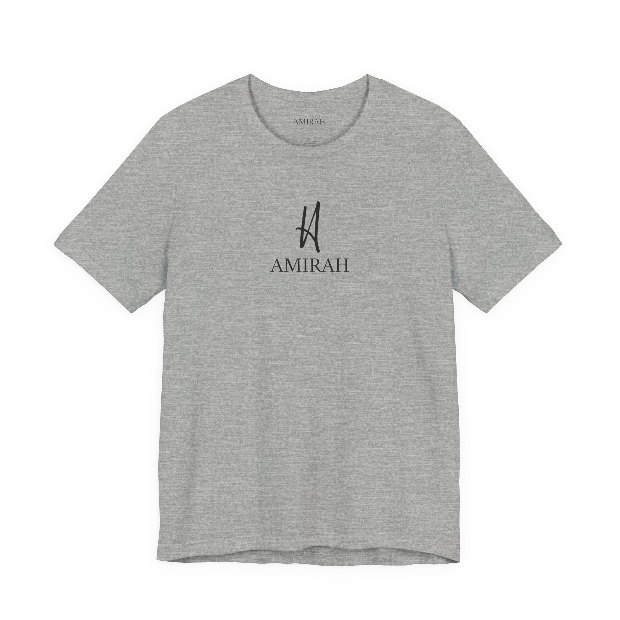 AMIRAH Brand Logo Tee, Luxurious High-Quality Unisex T-Shirt, Signature Logo