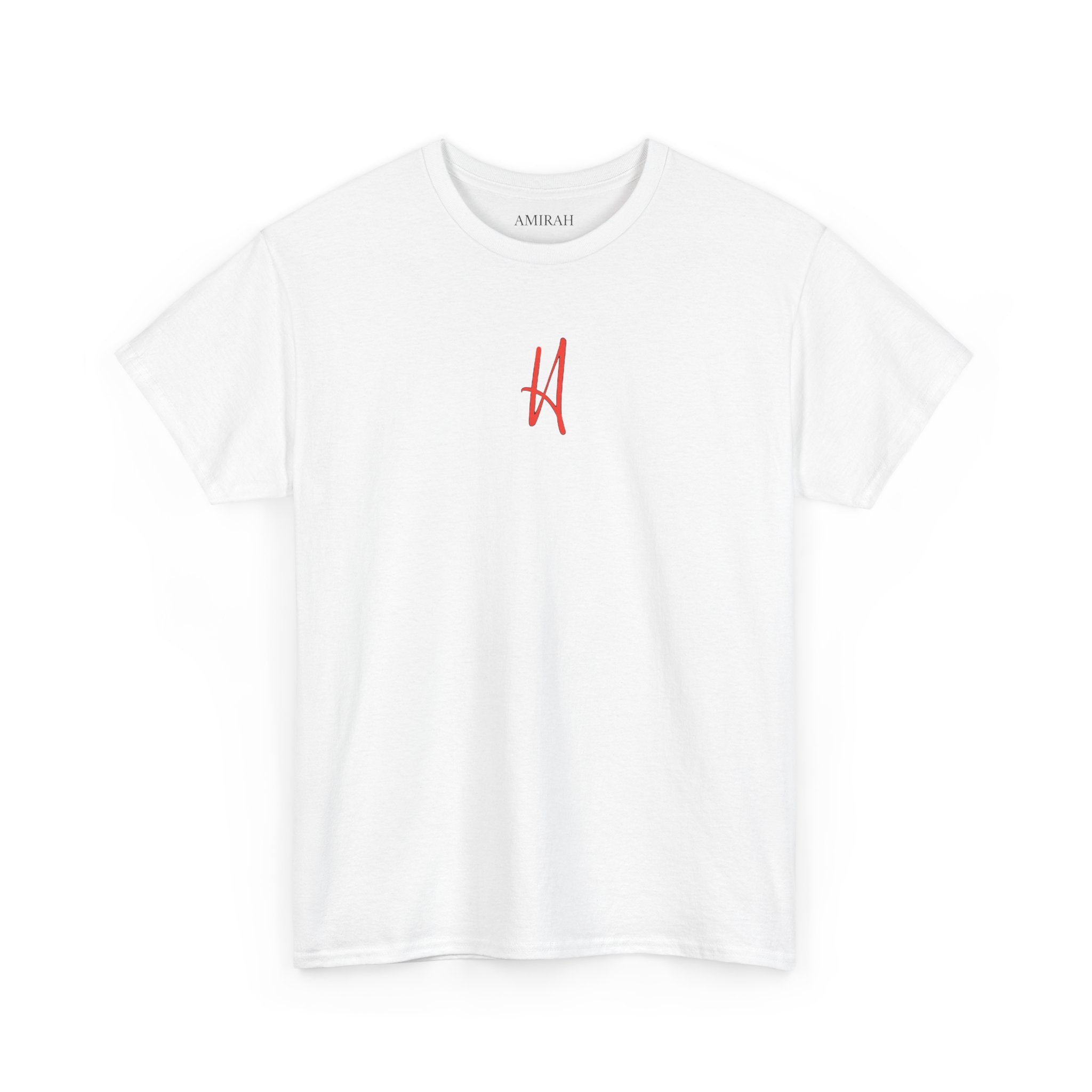 Amirah Logo Tee, Luxury Unisex Cotton Shirt, Premium Quality T-Shirt.