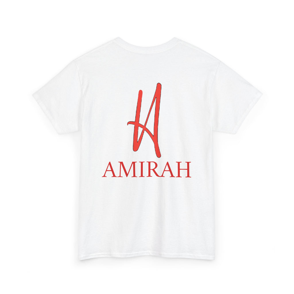 Amirah Logo Unisex Tee, Luxury Brand Tshirt, High Quality Cotton Shirt, Designer