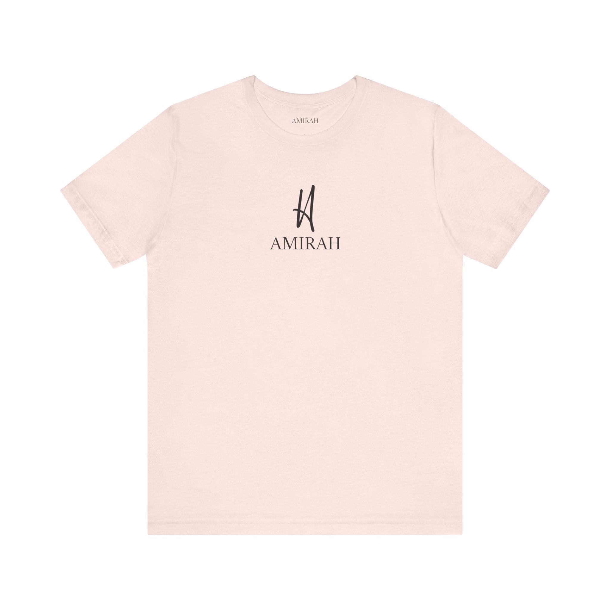 AMIRAH Brand Logo Tee, Luxurious High-Quality Unisex T-Shirt, Signature Logo