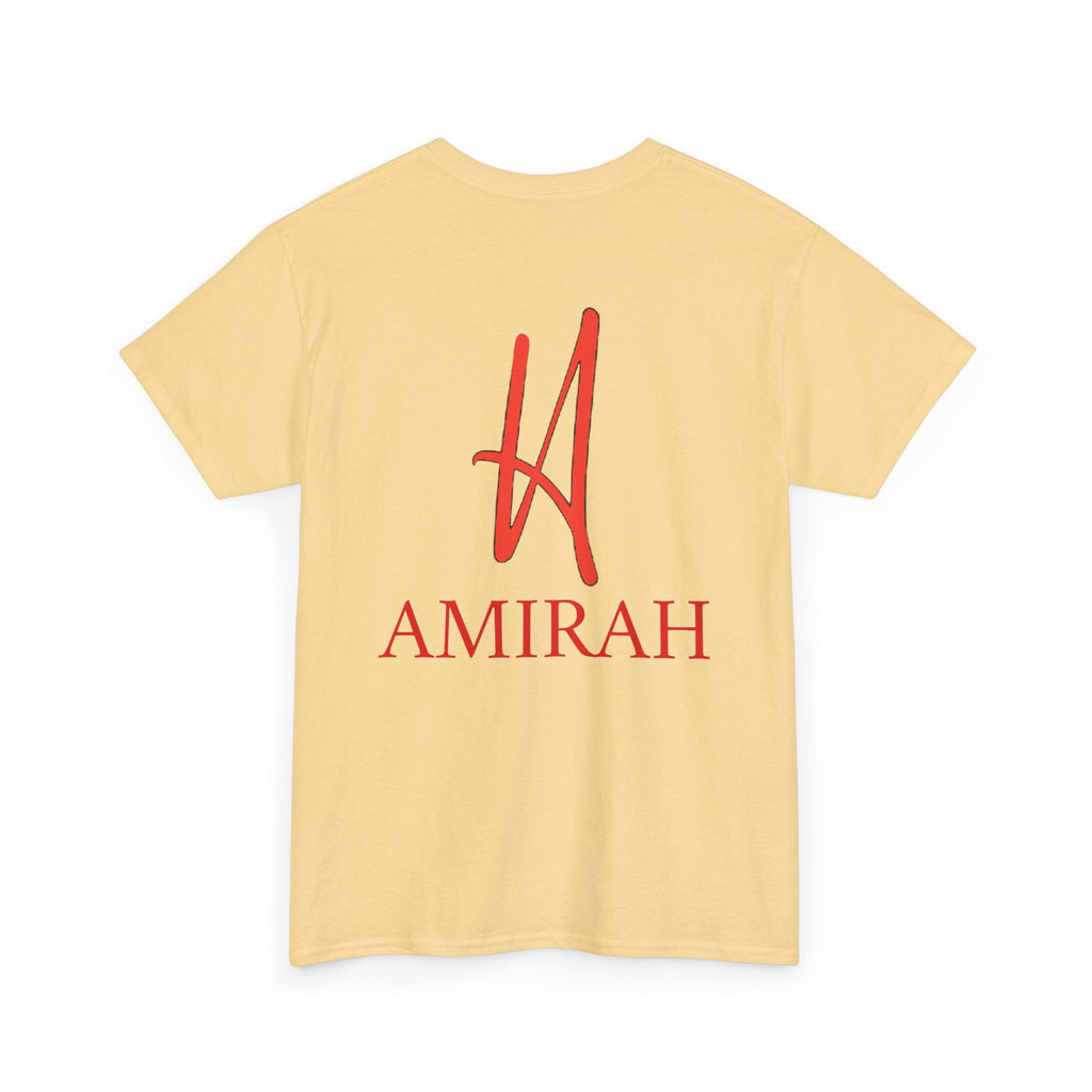 Amirah Logo Unisex Tee, Luxury Brand Tshirt, High Quality Cotton Shirt, Designer