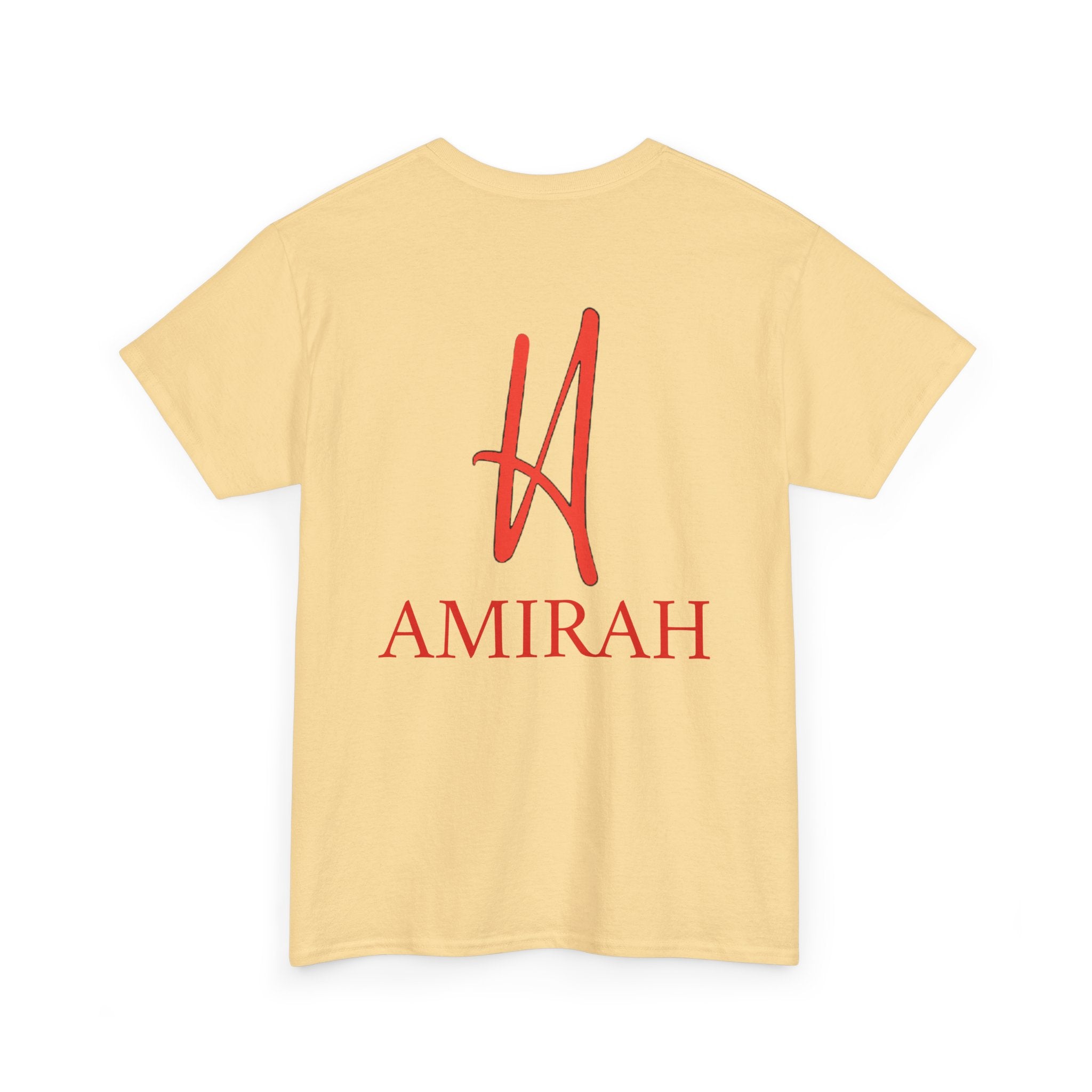 Amirah Logo Unisex Tee, Luxury Brand Tshirt, High Quality Cotton Shirt, Designer
