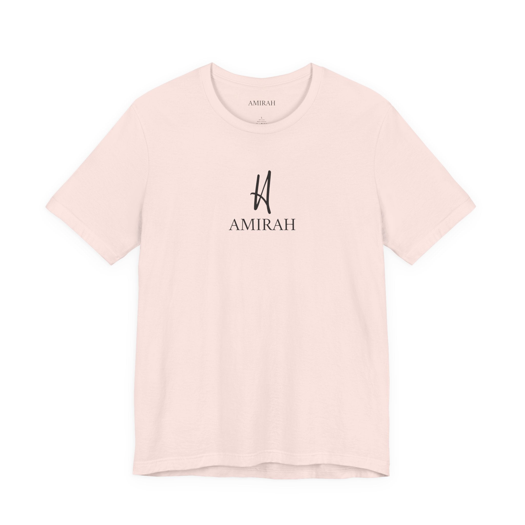 AMIRAH Brand Logo Tee, Luxurious High-Quality Unisex T-Shirt, Signature Logo