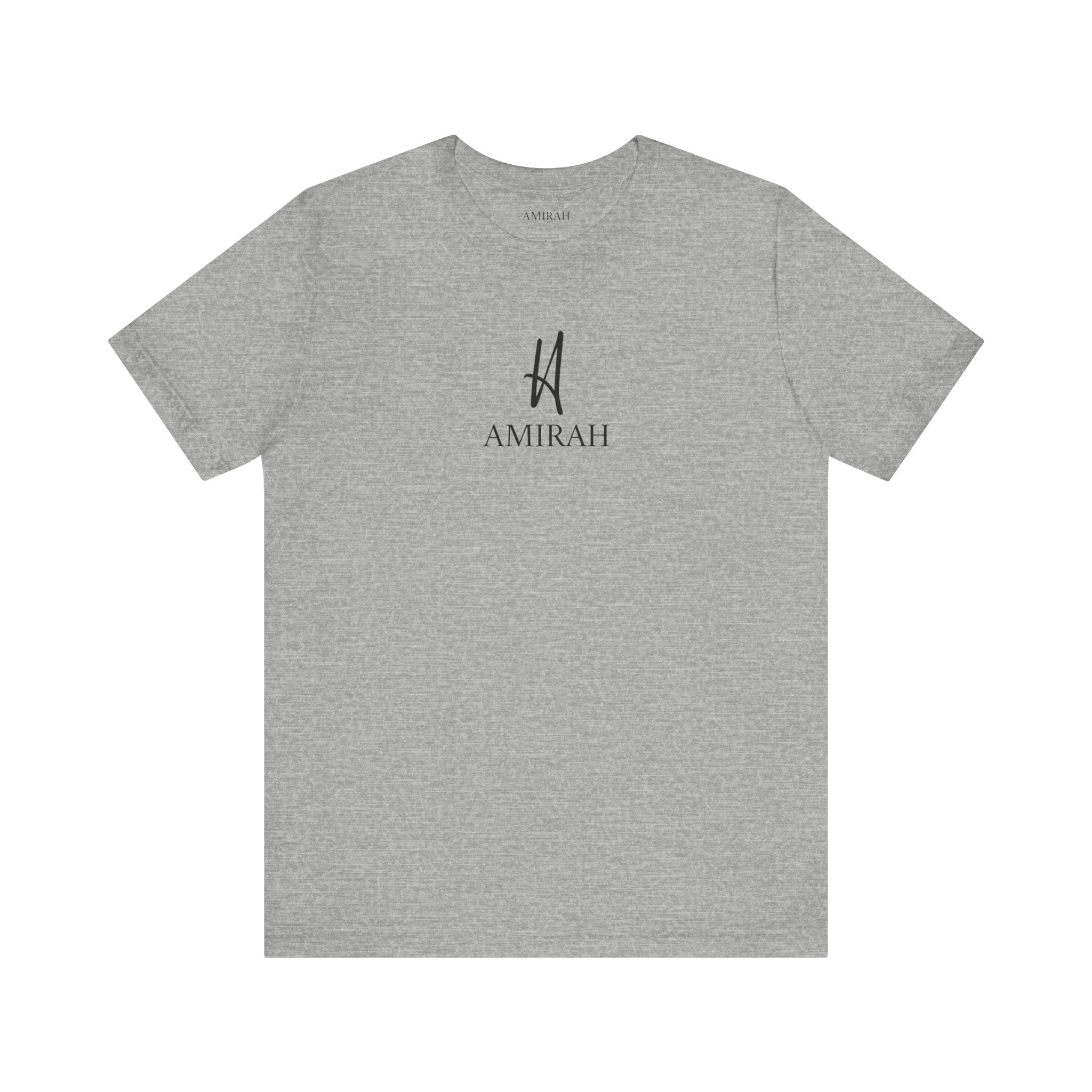 AMIRAH Brand Logo Tee, Luxurious High-Quality Unisex T-Shirt, Signature Logo
