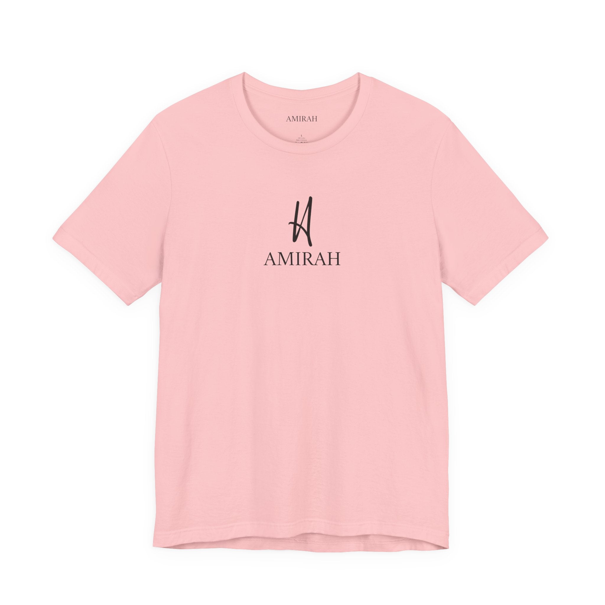 AMIRAH Brand Logo Tee, Luxurious High-Quality Unisex T-Shirt, Signature Logo