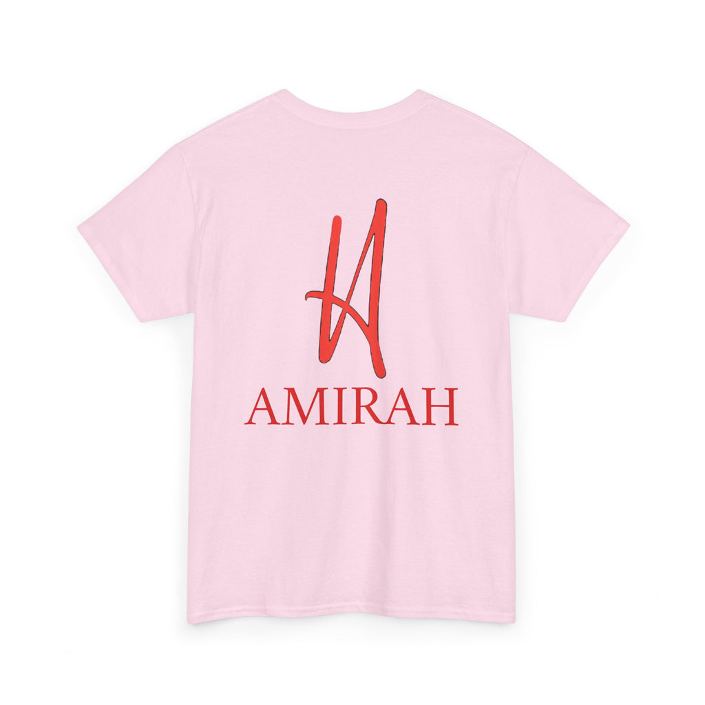 Amirah Logo Unisex Tee, Luxury Brand Tshirt, High Quality Cotton Shirt, Designer