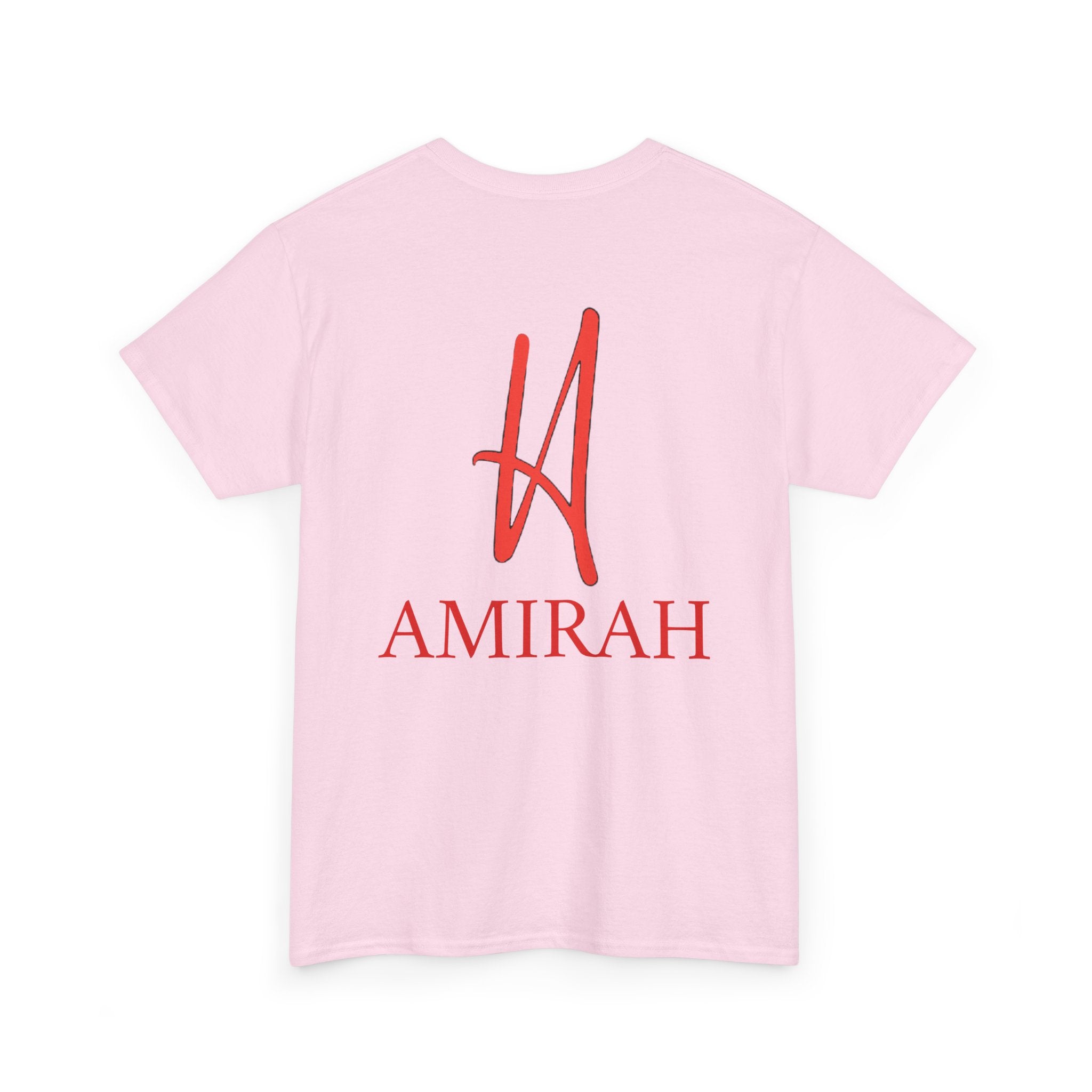 Amirah Logo Unisex Tee, Luxury Brand Tshirt, High Quality Cotton Shirt, Designer