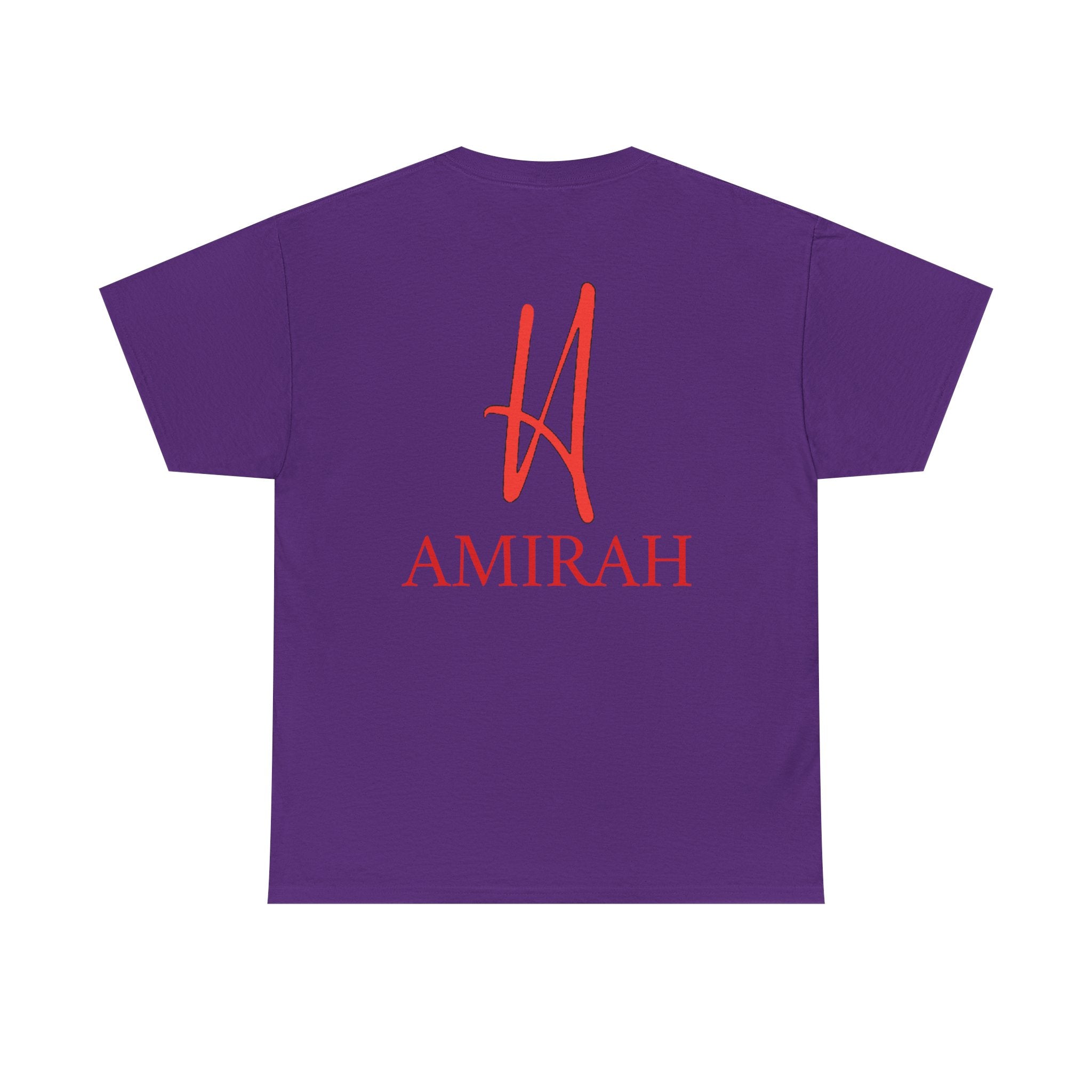 Amirah Logo Unisex Tee, Luxury Brand Tshirt, High Quality Cotton Shirt, Designer