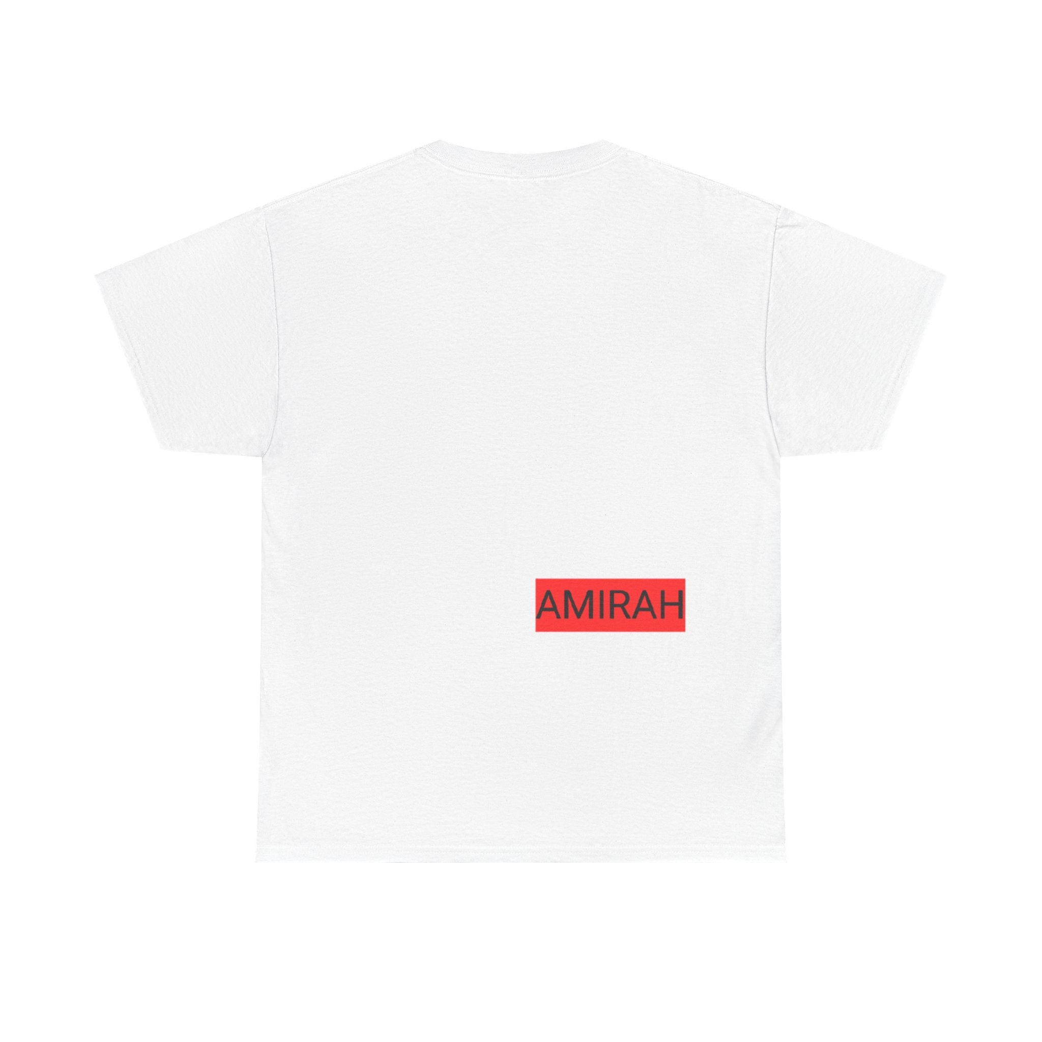 Amirah Logo Tee, Luxury Unisex Cotton Shirt, Premium Quality T-Shirt.