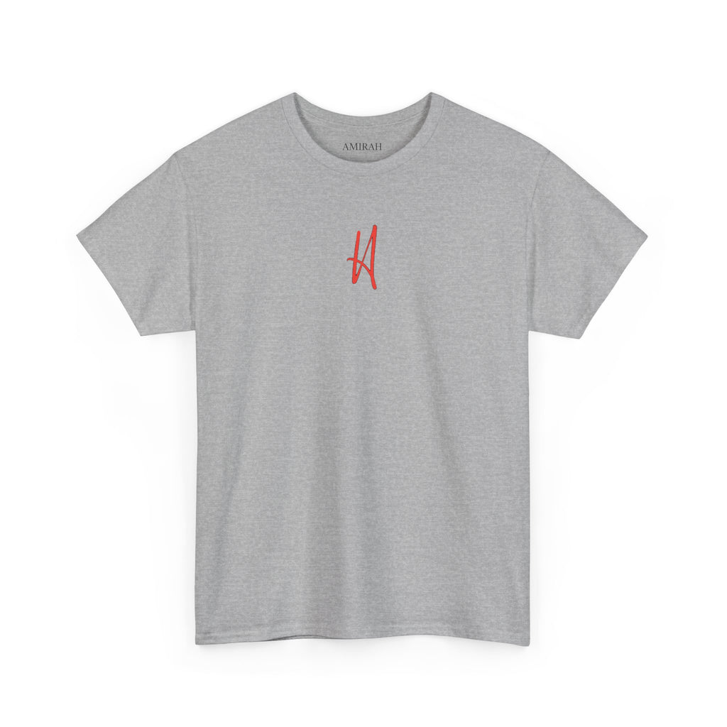 Amirah Logo Tee, Luxury Unisex Cotton Shirt, Premium Quality T-Shirt.