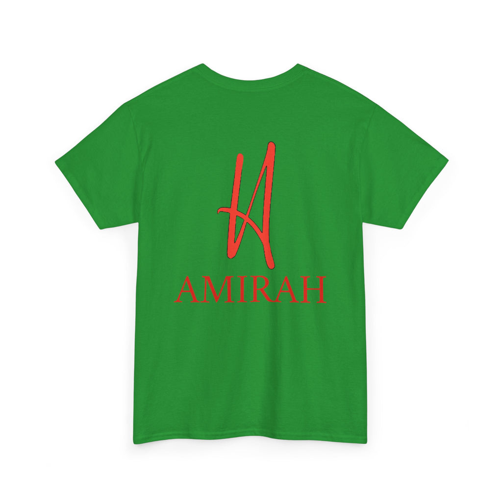 Amirah Logo Unisex Tee, Luxury Brand Tshirt, High Quality Cotton Shirt, Designer