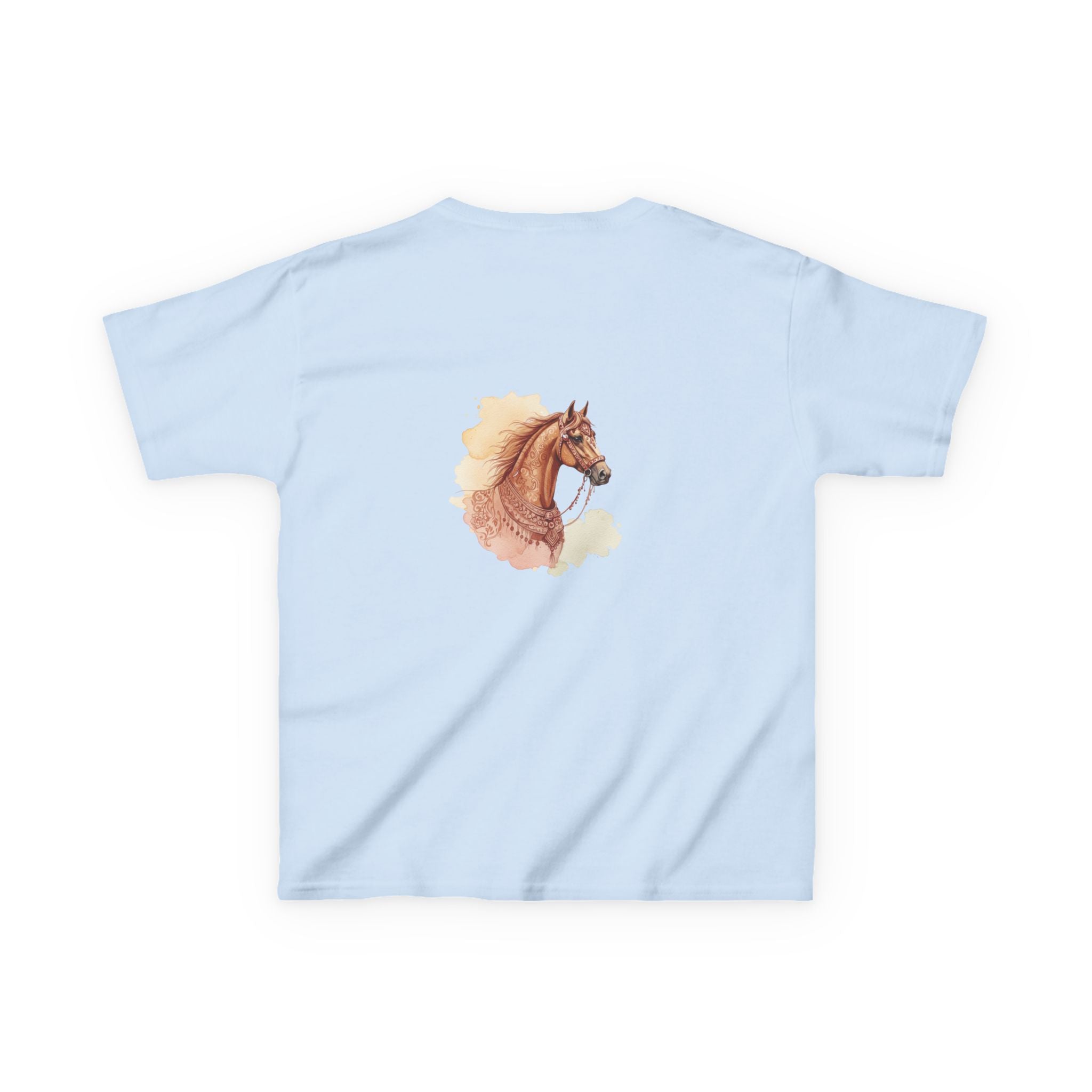 Kids Tee, Amirah Brand Horse Print High-Quality Cotton Shirt, Equestrian Gift,