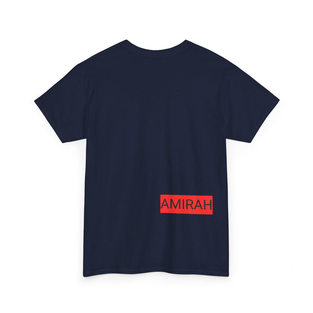 Amirah Logo Tee, Luxury Unisex Cotton Shirt, Premium Quality T-Shirt.