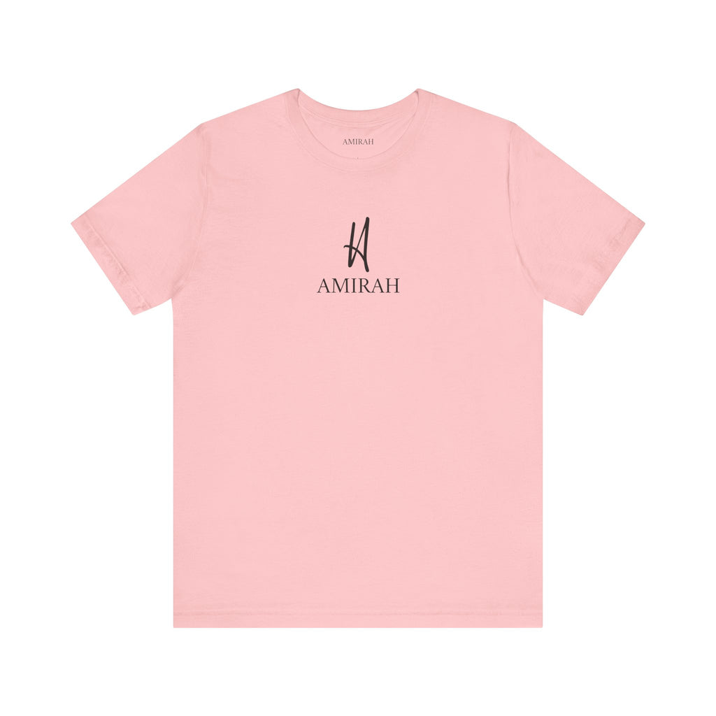 AMIRAH Brand Logo Tee, Luxurious High-Quality Unisex T-Shirt, Signature Logo
