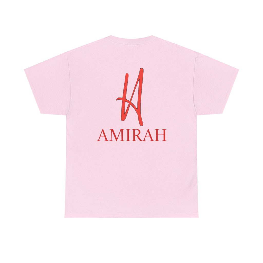 Amirah Logo Unisex Tee, Luxury Brand Tshirt, High Quality Cotton Shirt, Designer